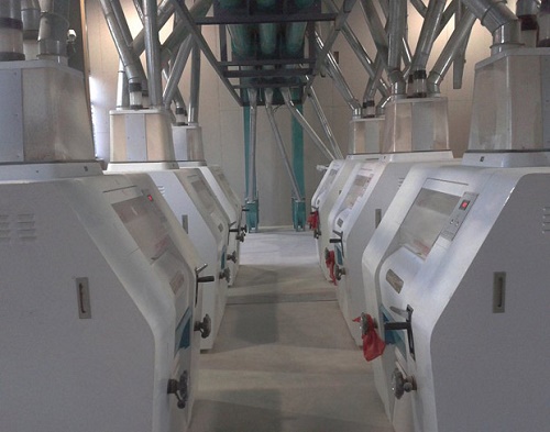 Fotografías del interior del taller del molino de harina de 60 tpd de Pakistán