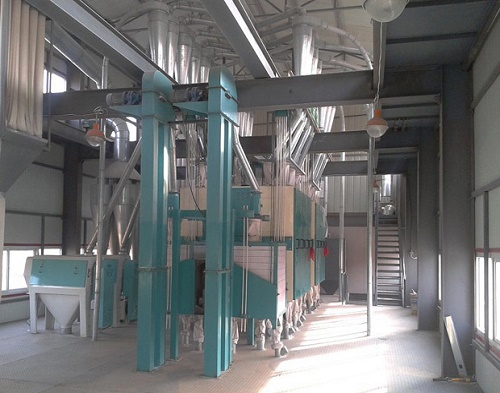 Fotografías del interior del taller del molino de harina de 60 tpd de Pakistán