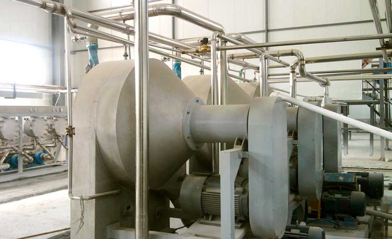 Equipo de línea de producción de almidón de patata totalmente automático